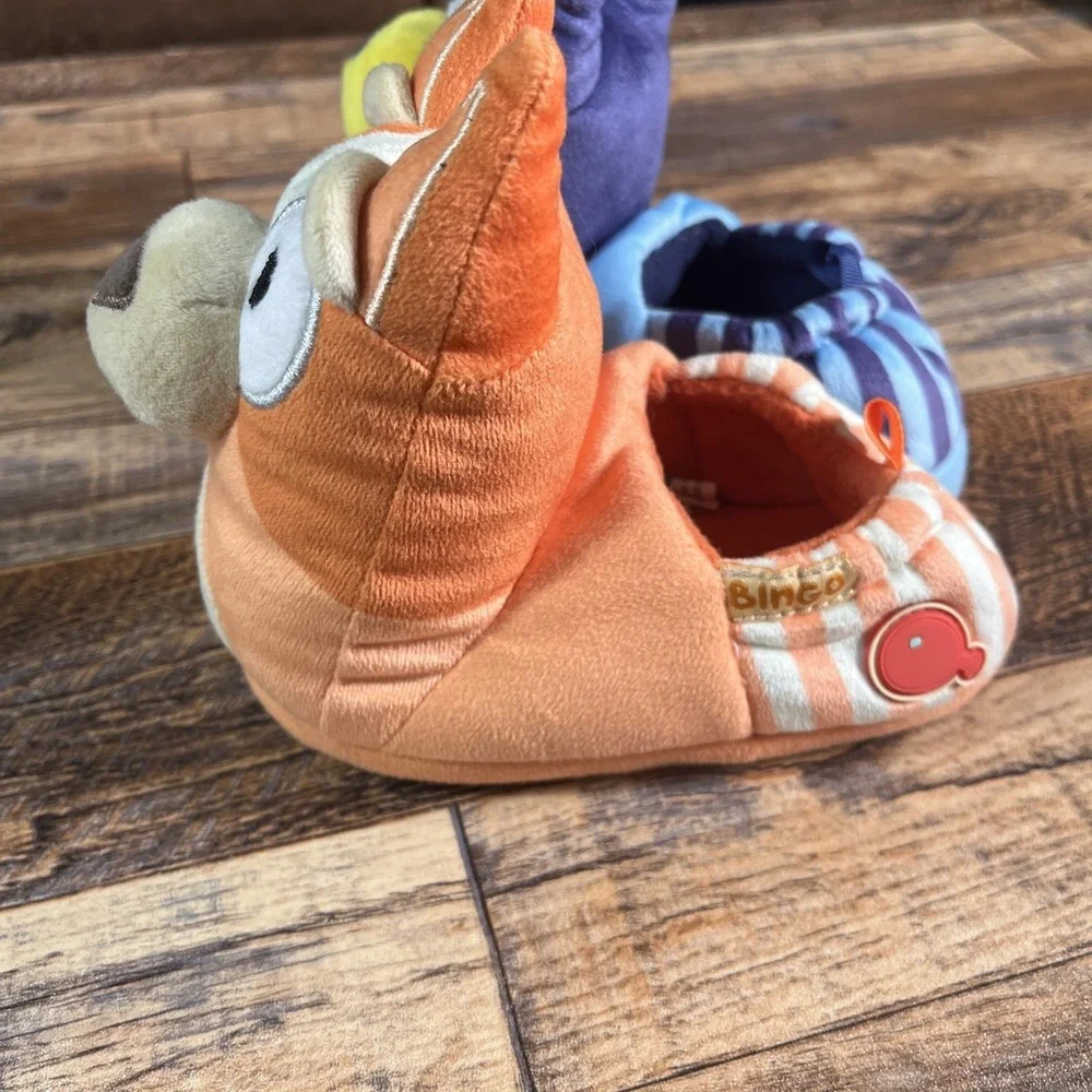 Bluey Bingo Slippers‎ Toddler Size 7-8 Puppy Dog Cartoon Disney